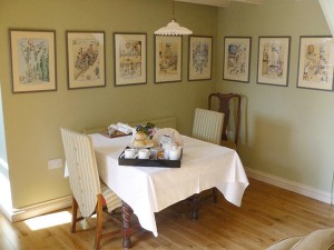 Dining area- Boscrowan Farm - Family Friendly Award Winning Self Catering Holiday Cottages