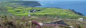 Moors and fields and sea